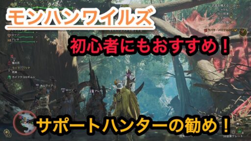 超心強い！サポートハンターさんの勧め！モンハンワイルズ