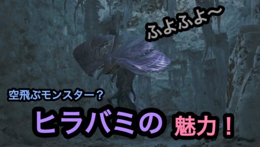 空飛ぶモンスター？ヒラバミの魅力！