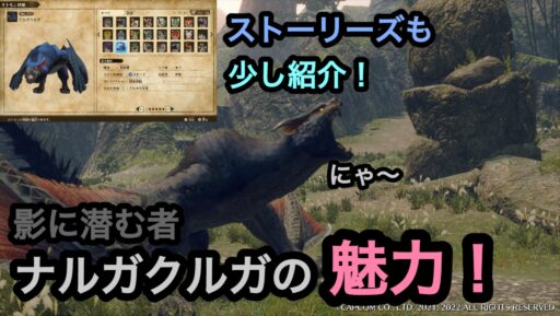 【モンハン】影に潜む者　ナルガクルガの魅力！